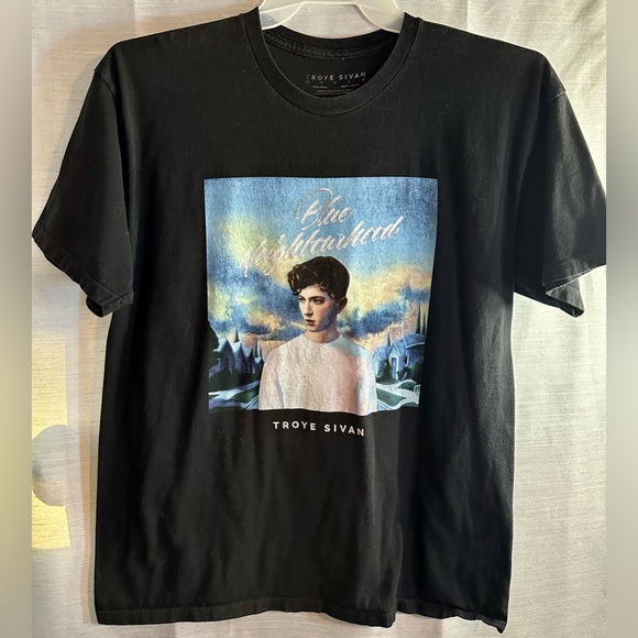 Troye Sivan Blue Neighborhood unisex XL Black Graphic Tee - Picture 2 of 8